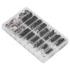 360 Pcs 18 Sizes Laptop Screws Kit Alloy Steel with Storage Box Tiny Computer Screws M2, M2.5, M3 Threads Motherboard Screws