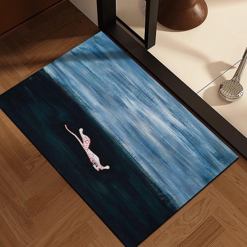 Bathroom absorbent floor mat, diatomaceous earth floor mat, toilet door quick drying anti slip carpet