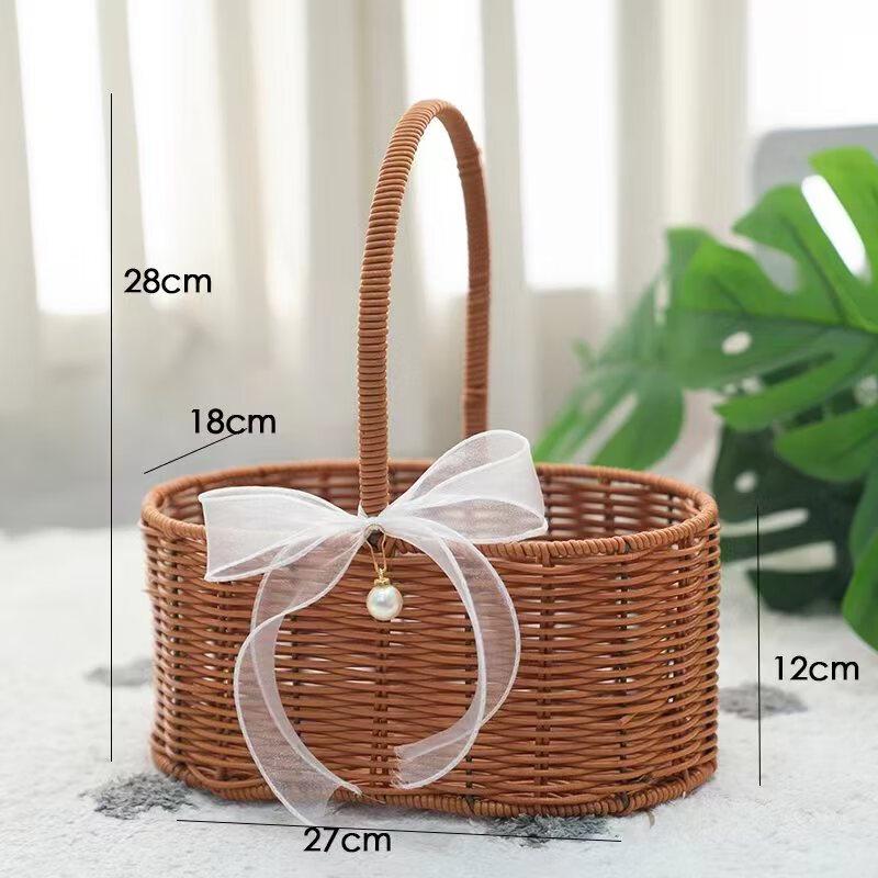 Youde Imitation Rattan Holiday Gift & Fruit Basket