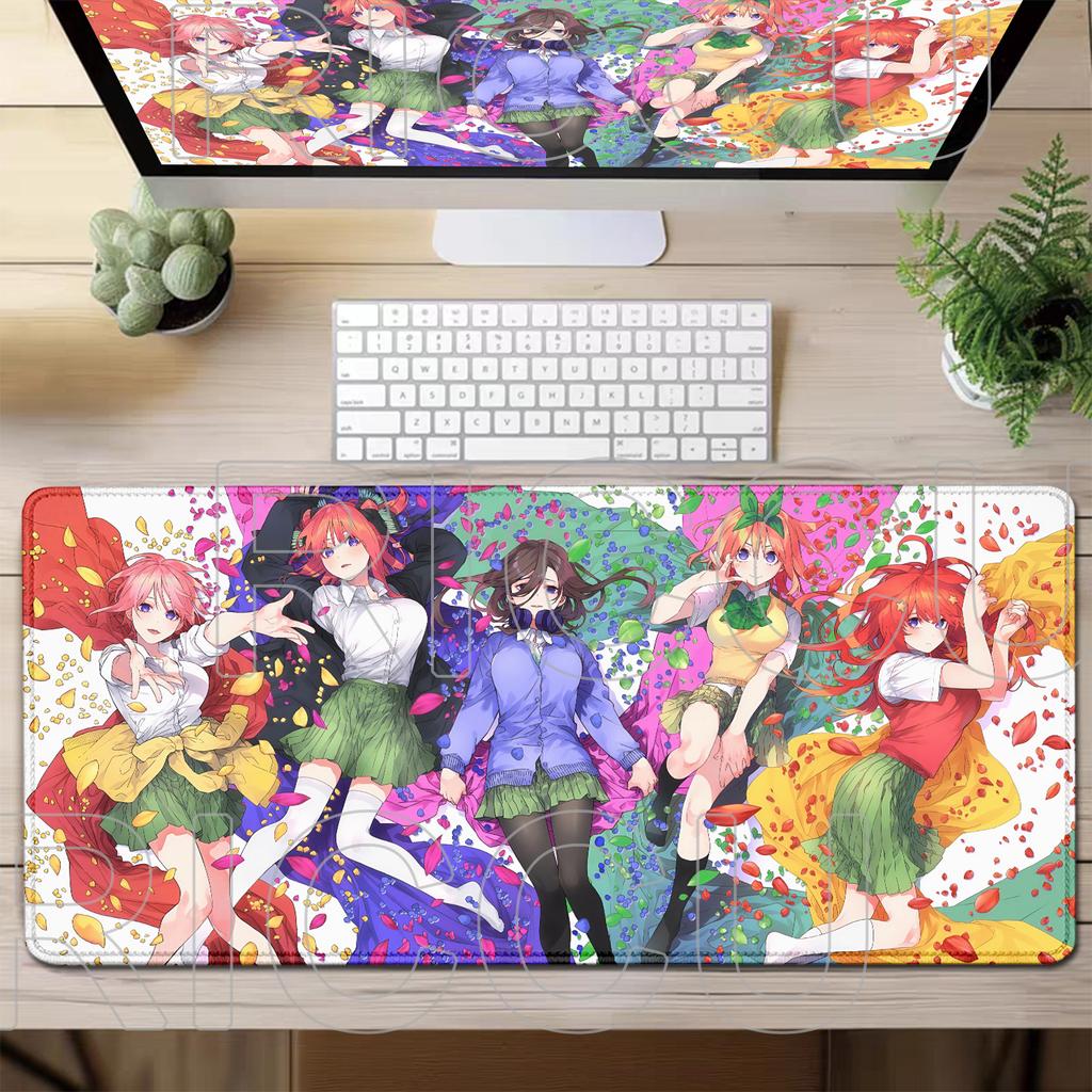 HD Office XXL The Quintessentials Quintuplets Mouse Pad Placemat Computer Gamer MousePad Carpet Anime Girl Keyboard PC Desk Mat
