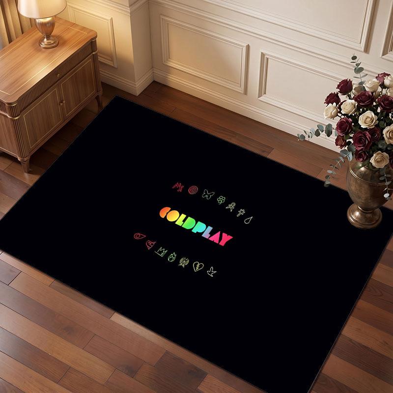 Coldplay Rug Soft Thick Non Slip Floor Carpet for Bedroom Living Room Home Decor