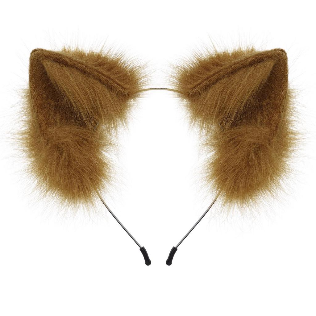 Realistic Handmade Plush Cat & Fox Ears Headband - Japanese Lolita Style Hair Accessories