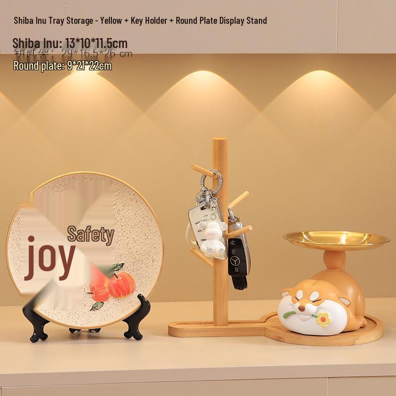 Shiba Inu Key Holder: Cute Hallway Ornament & Housewarming Gift