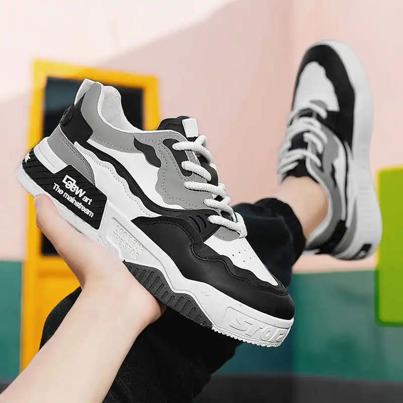 Fall Height Increasing Women's Sports Skateboarding Shoes Casual Sneakers To Play Sneakers Skate Board 4yrs To 12yrs