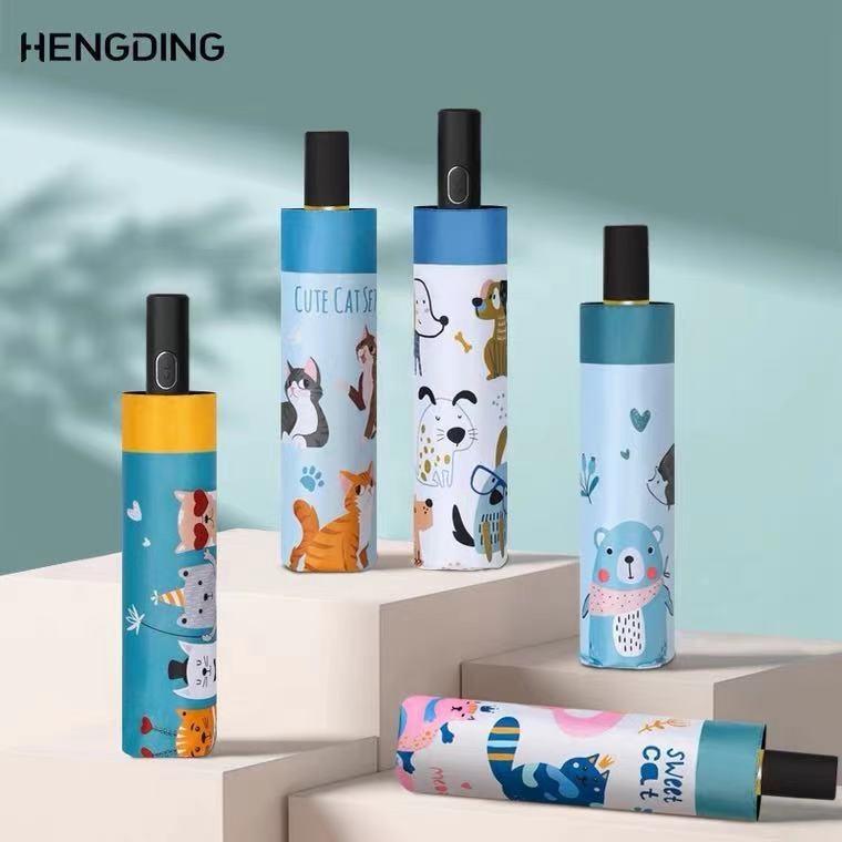 

Полностью автоматический мультяшный зонтик Кошачье солнце 3складной зонт Солнцезащитный зонтик Анти-ультрафиолетовый Прекрасный Парагуас Легабельный Автоматико