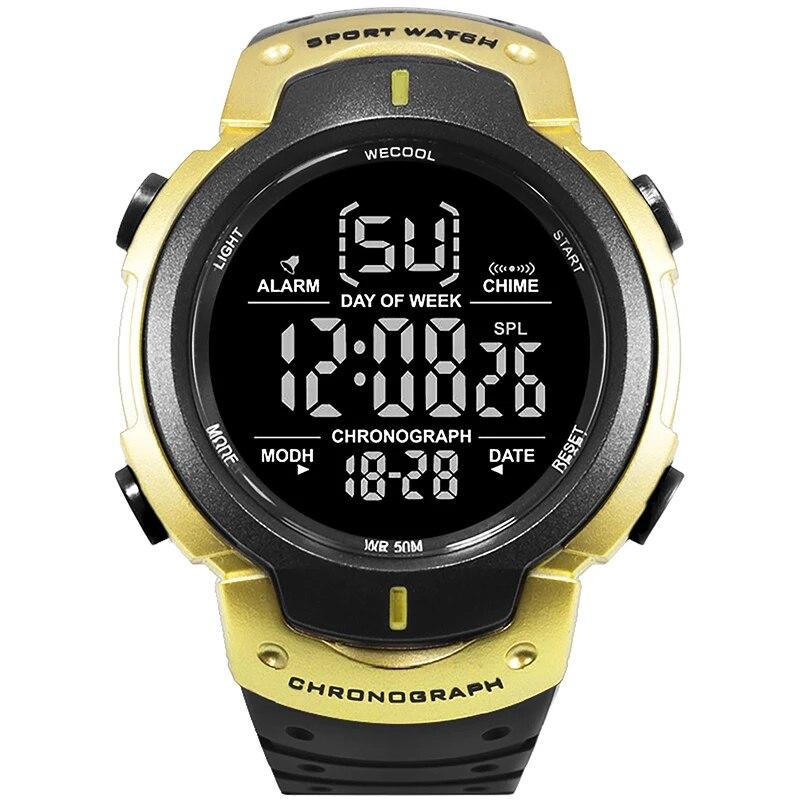 Brand Sport Digital Alarm Multifunction Wrist Watch W-606 Waterproof Watch