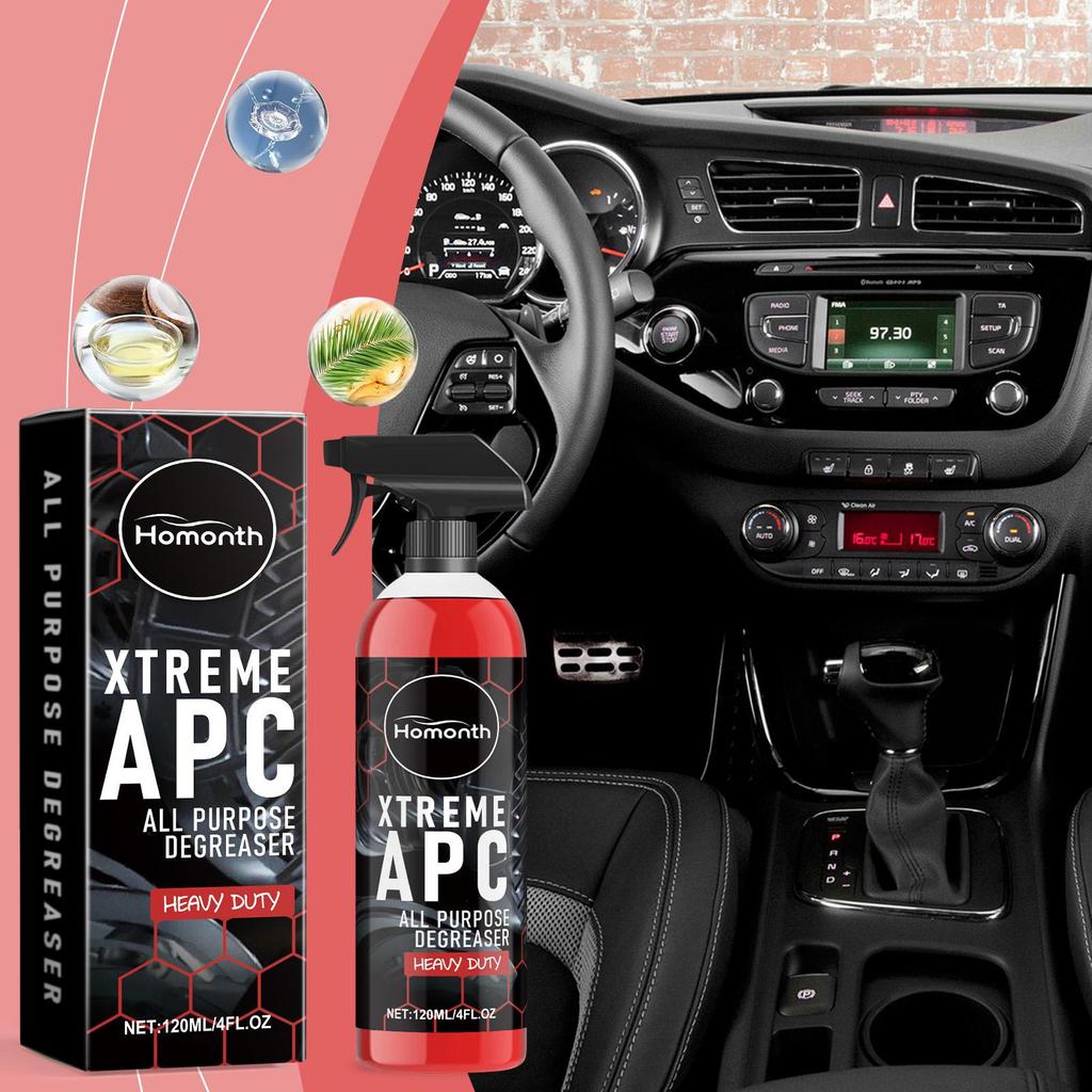 120ml Automotive Multi-Purpose Cleaner Fabric Seat Steering Wheel Wheel Interior and Exterior Stain Cleaner
