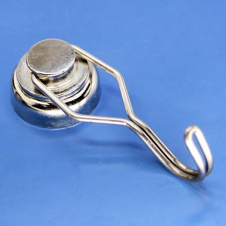 

Магнитные крючки, сверхпрочные магниты, крючок 30 фунтов, сильный неодимовый магнит с поворотными крючками для домашней кухни, холодильника, ключей в виде венка 5pcs