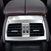 Stainless For BMW X5 F15 X6 F16 2014-18 Armrest Rear Air Outlet Frame Cover Trim