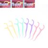 50Pcs Dental Floss Interdental Brush Teeth Tooth Clean Stick Oral Hygiene Fruit