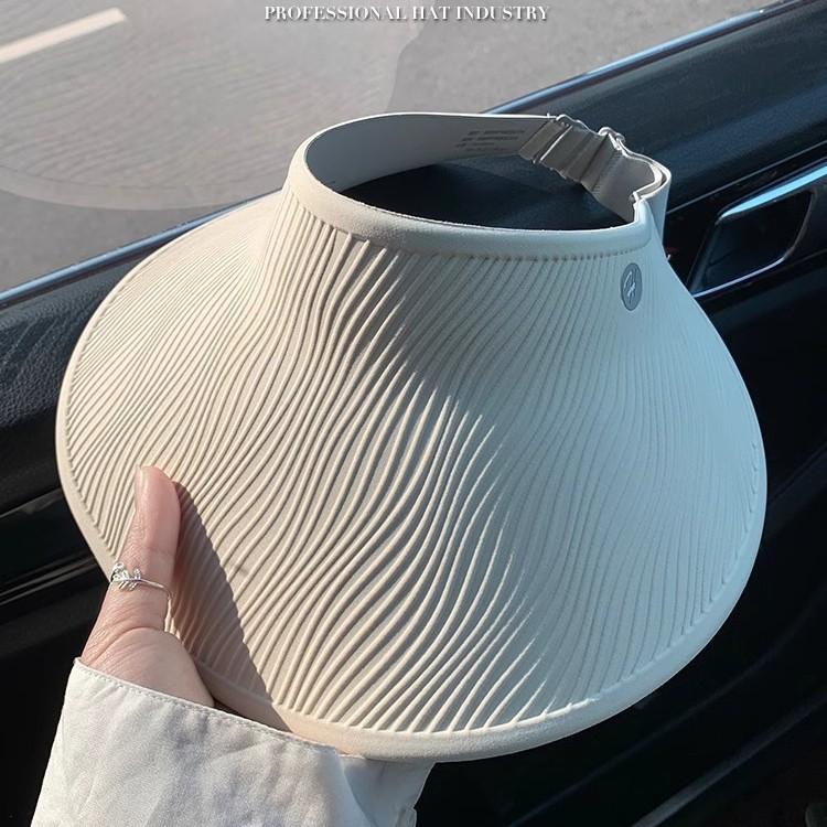 Foldable Non-marking Empty Top Hat Summer Sun Protection Hat Women's Outdoor UV Protection Sun Hat