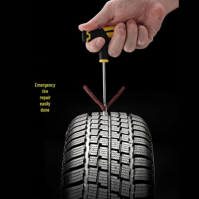 Rapid Repair Kit: Car & Motorcycle Tire Vacuum Glue and Emergency Tool Set