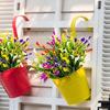 5-Fork Calla Lily Artificial Flower Bouquet for Hotel, Restaurant, or Outdoor Decor