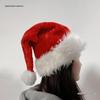 Women's Santa Hat with White Beard and Face Mask for Christmas Costume