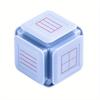 Kids Educational Six-Side Seal Clock Stamp Teaching Aids Toy Pinyin Revised Learning Recognition School Early Education Seals