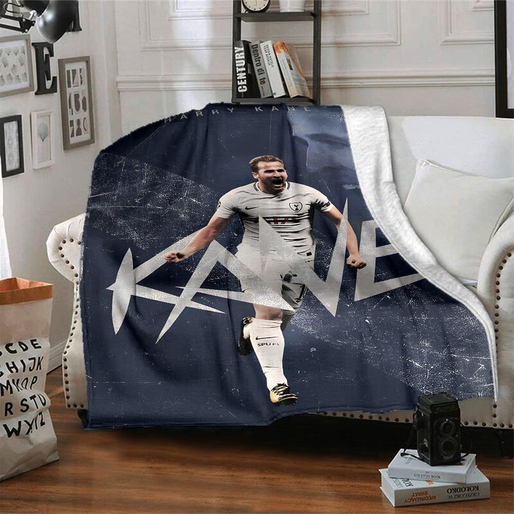 1pc Harry Kane3 Blanket, Gift, for Men and Women, Soft Blanket, Good for Sofa Bed Couch Travel, Lightweight Flannel Blanket