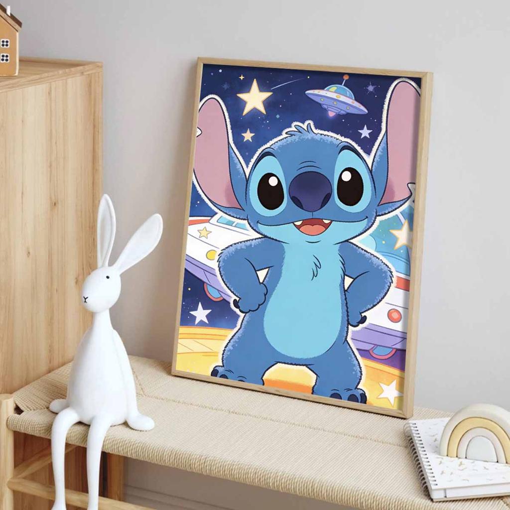 Disney Stitch Diamond Paint Art Kit Mosaic Painting Diamond Art Home Room Decor Gift