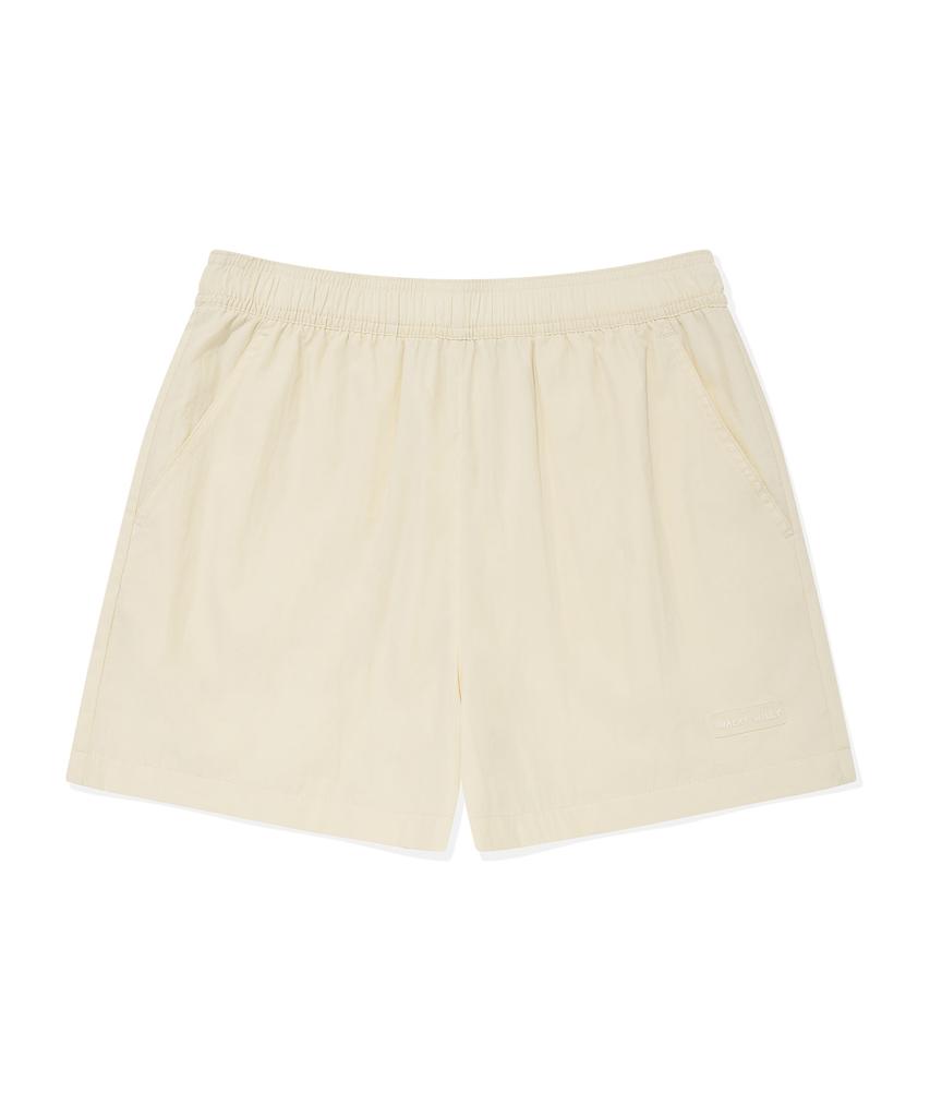 Wacky Willy Women'S Nylon Elastic Shorts Cream