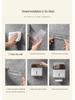 Minimalist Wall-Mounted Bathroom Tissue and Storage Box