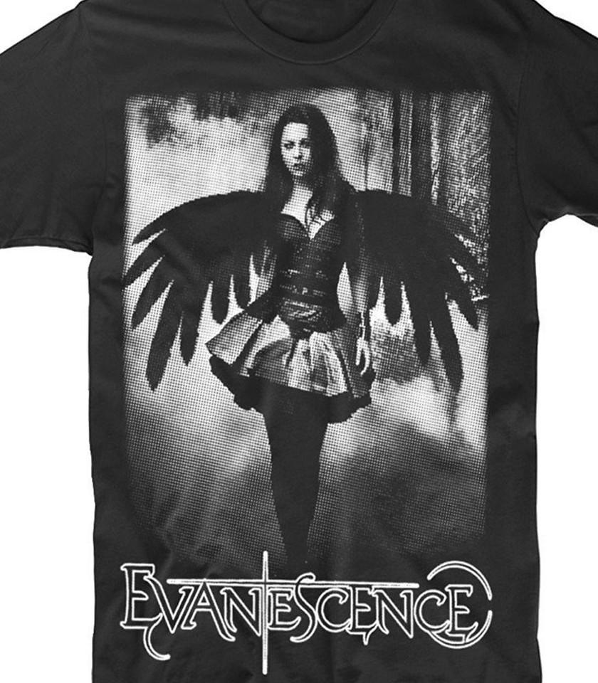 Evanescence band Amy Lee shirt black short sleeve S to 5Xl T-shirt Unisex T-Shirt S