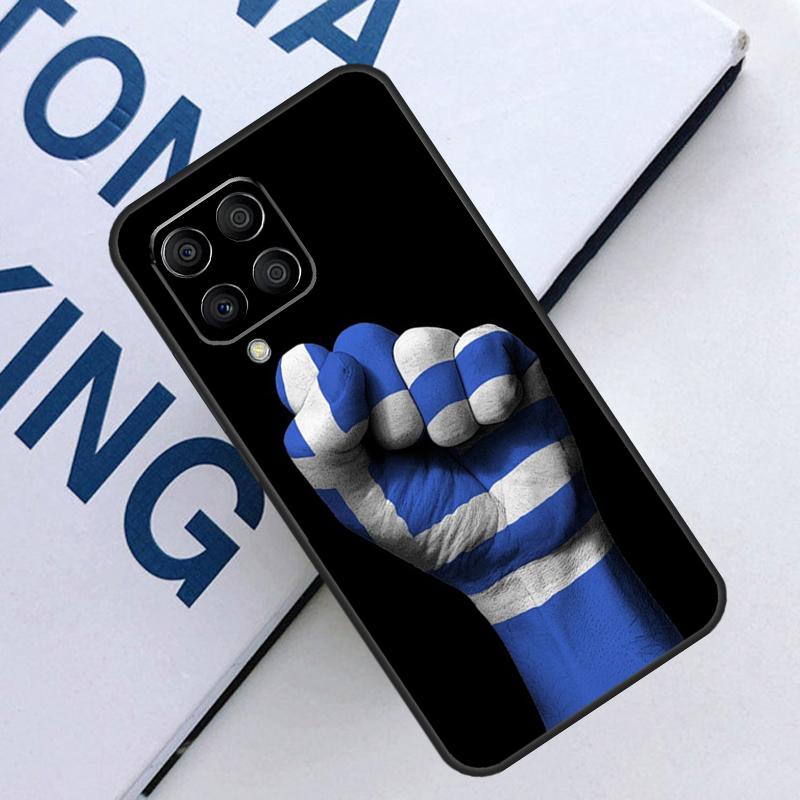 Greece Greek Flag For Samsung Galaxy M16 M06 M33 M13 M35 M53 M11 M21 M31 M55 M15 M14 M34 M54 M12 M32 M52 Case