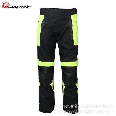 Motorcycle Riding Pants Men Women Protective Gear Anti-Fall Oxford Fabric Racing Suit Separated Style Green Winter