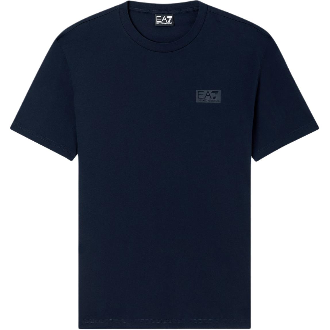 Emporio Armani EA7 Logo Print Crew Neck Short Sleeve T-Shirt Men tops 7M001487-AF17789-UB102 S