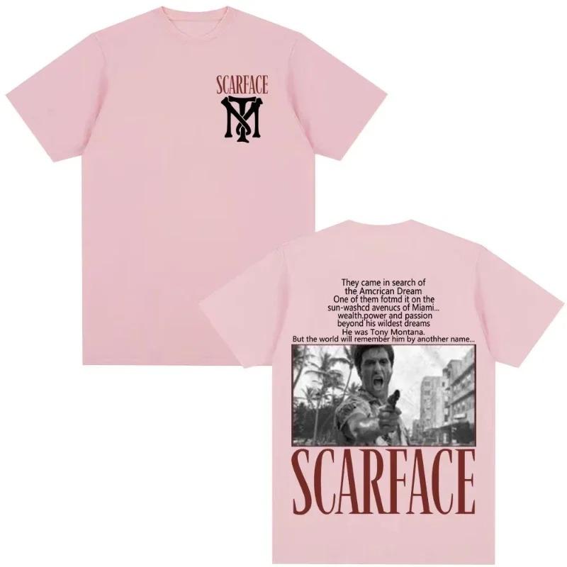 Klasický Film Scarface Tony Montana Al Pacino Tričko Unisex Vintage Gotický Styl Tričko Streetwear Dámská A Pánská Trička