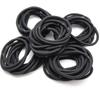 [Pack of 50] Hair Ties [Black, 3.5mm Thick] Sgy-405-black-3.5mm-50p