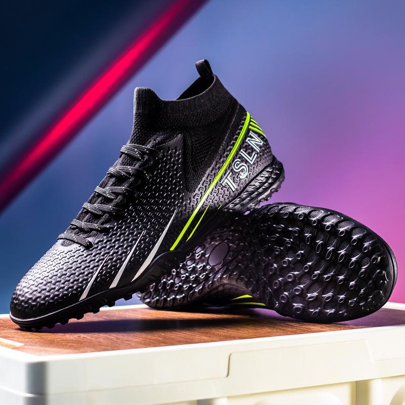 New children's professional spike football shoes men's youth primary school boys summer TF broken nail sneakers