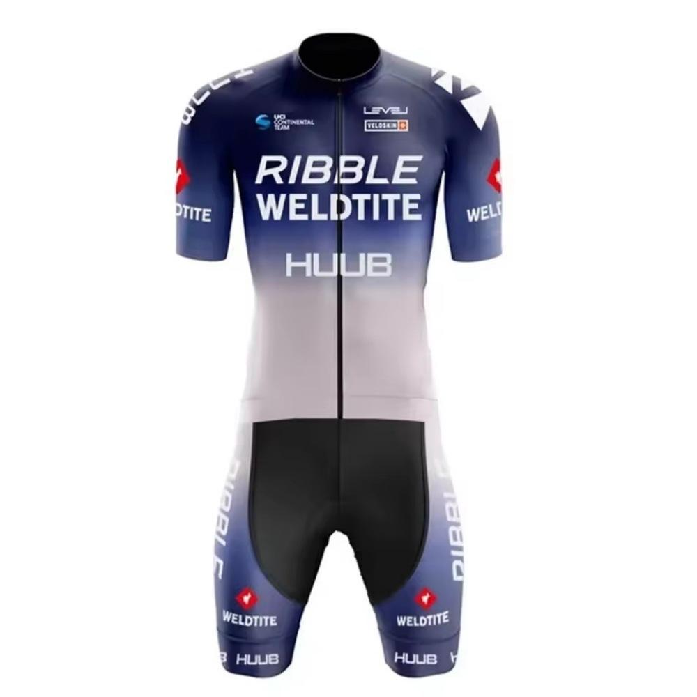 HUUB Summer Short-sleeved Triathlon Onesie Cycling Suit Triathlon Mountain Bike Racing Suit