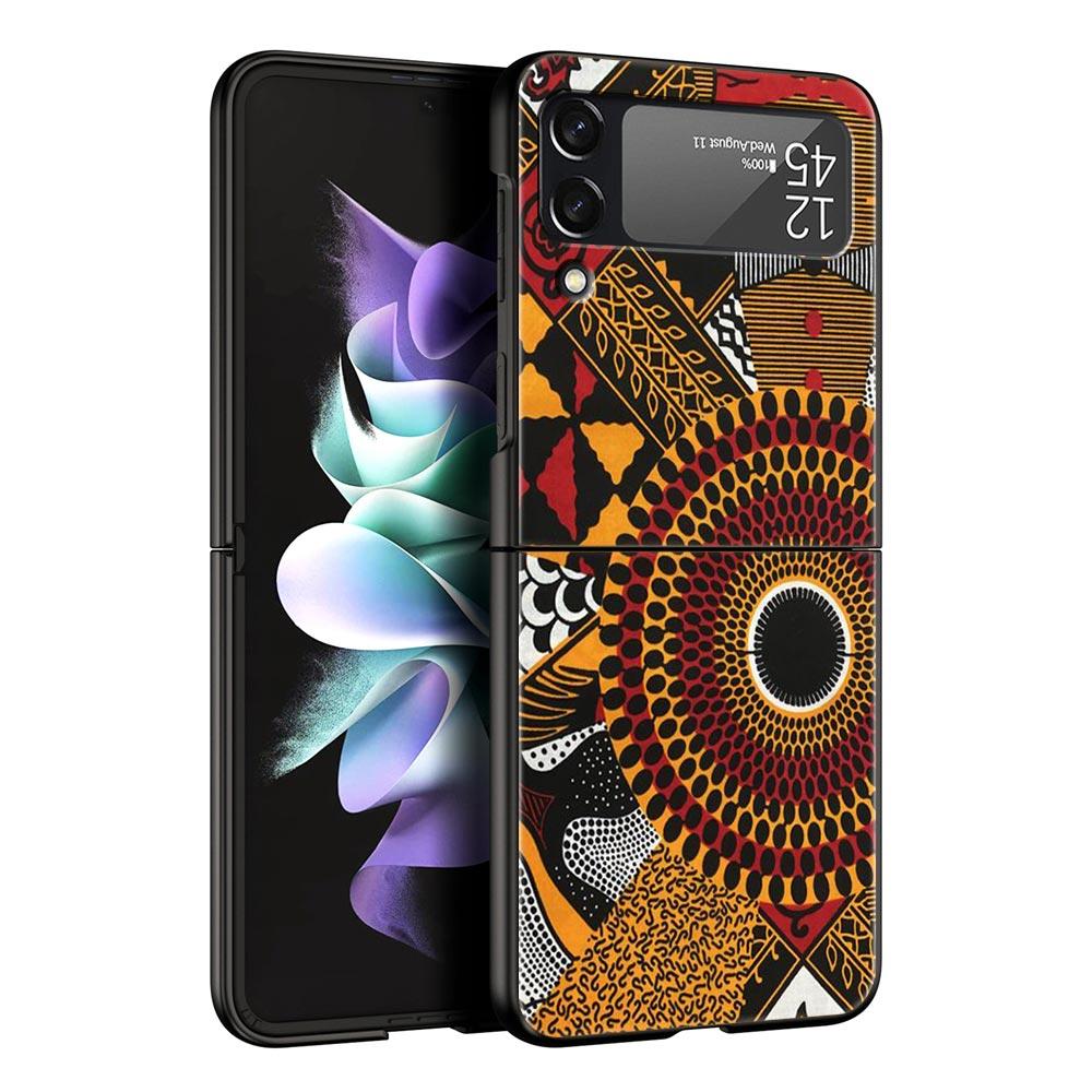Карта Африки География Расписной Чехол для Телефона Для Samsung Galaxy Z Flip 6 5 4 3 Чехол Для Samsung Z Flip3 Flip4 Flip5 Жесткая Поликарбонатная Крышка