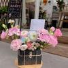 [JN] Valentine Flower Box With Handle Fashion Rectangular Gift Bag Handheld Flower Basket