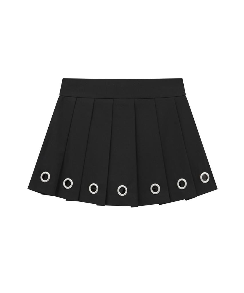 Midnight Move Eyelet Skirt (Black)