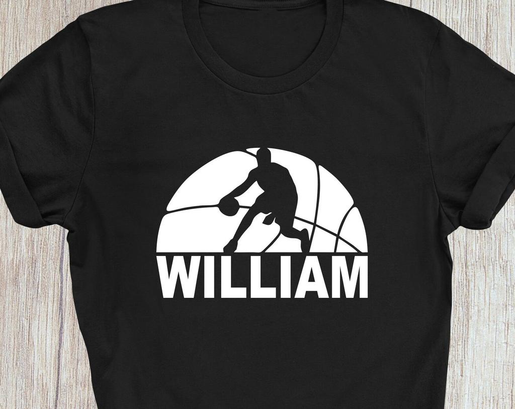 Personalised Basketball T-Shirt, Funny Sports Best Player T-Shirt, Basketball Lover Rugby Football Team Shirt Family Presents Xmas Tee Tops