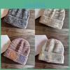 Fashion Colored Women Casual Thick Warm Knitted Hat For Casual Daily Use