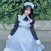 Anime Long Maid Outfit Black and White Classical Style Maid Long Dress Uniform Cute Daily Dress