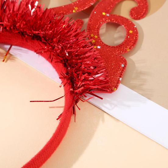 Happy New Year Accessory Sparkling 2026 Headband Glitter Eyeglass for Christmas New Year Eve Party Supplies