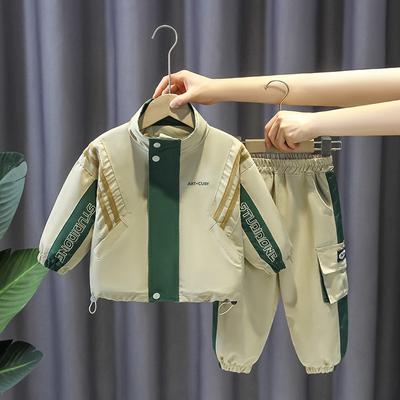 Completi da Ragazzo Belli Sportivi Versione Coreana dell'Autunno Completo Due Pezzi Moda Casual per Bambini Abbigliamento per Bambini