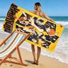 High School Volleyball Collage 2D Flat Print Beach Towel, Large Soft Quick Dry Towel for Beach Camping Swimming.MSTJ0918234