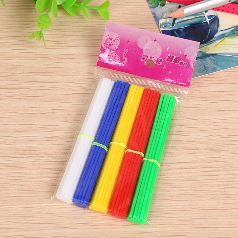 New 100pcs Children's Baby Learning Game Stick Bar Counting Rod Math Arithmetic Teaching Aids