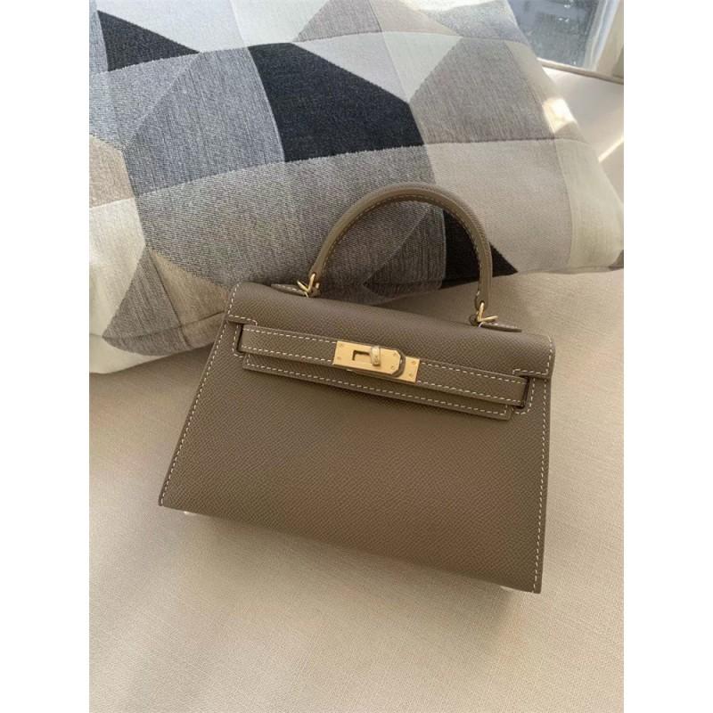Mini Bag Women Palm Print Genuine Leather Handbag Crossbody Shoulder Trendy