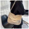Nylon Crossbody Bag Large Capacity Japanese Style Message Bag Solid Color Lightweight Shoulder Bag Outdoor Fashion Accessories