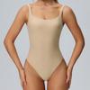Tuta da yoga modellante Kardashian color carne - Completo fitness intero