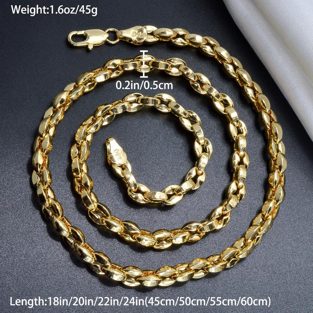 Exquisite Women's Retro Pig Nose Necklace: 18k Gold-Plated Italian Clavicle Chain