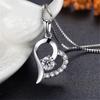 925 Silver Necklace Pendant Dolphin AAA Zircon For Women Fashion Clavicle Chain Necklaces Wedding Party Jewelry Gift