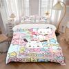 3pcs Sanrio Baby Pochacco Quilt Cover Set - Soft and Cozy Bedroom, Guest Room and Dorm Decorative Bedding 3-Piece Set 1 Quilt Cover + 2 Pillow Sh