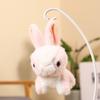 14cm Cute Bunny Cartoon Animal Dolls Stuffed Long Ear Rabbit Soft Plush Toys Sleeping Children Baby Birthday Gift for Kids