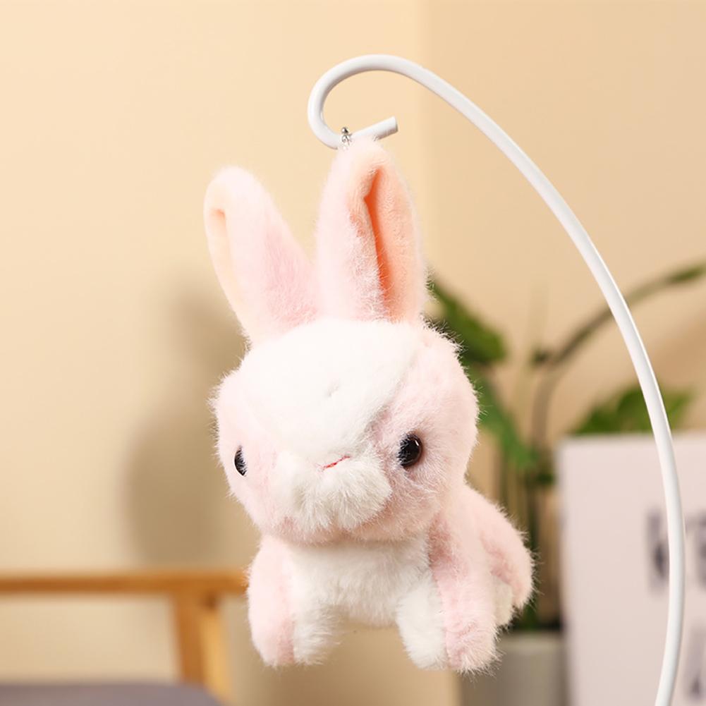 14cm Cute Bunny Cartoon Animal Dolls Stuffed Long Ear Rabbit Soft Plush Toys Sleeping Children Baby Birthday Gift for Kids