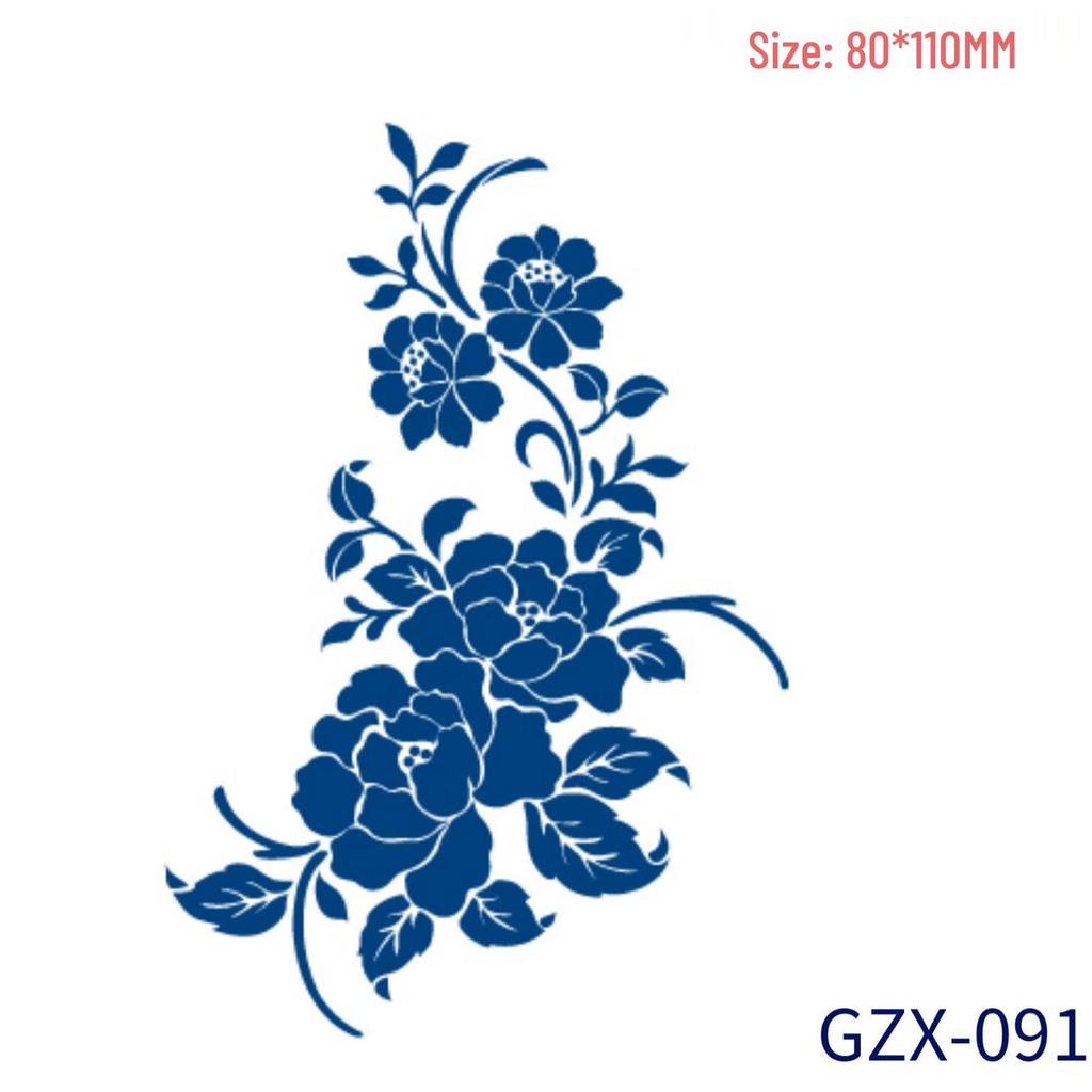 Juice-Based Semi-Permanent Non-Reflective Waterproof Herbal Tattoo Stickers - Sweat-Resistant, Personalized, Internet Celebrity Style